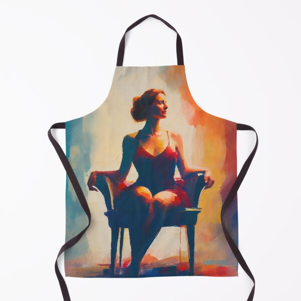 Item preview, young woman seating at the chair designed and sold by Lefteris Betsis.