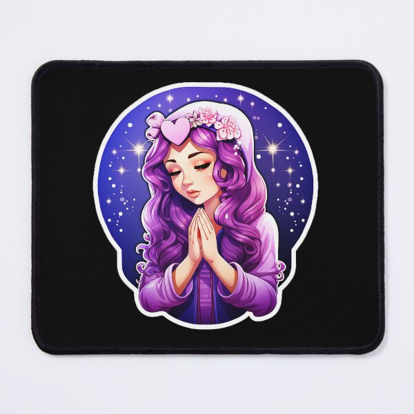 Item preview, Cute Cartoon Virgin Mary } Animation Inspired Design designed and sold by Ashburnsmum2018.