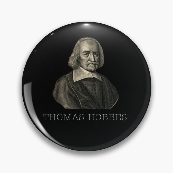 Item preview, Thomas Hobbes and black and white portrait for philosophy lovers designed and sold by CachoGlorious.