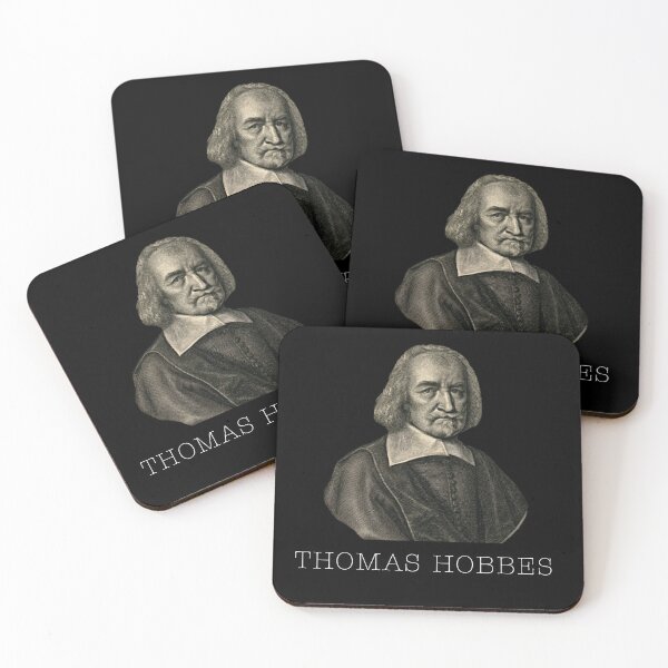 Item preview, Thomas Hobbes and black and white portrait for philosophy lovers designed and sold by CachoGlorious.