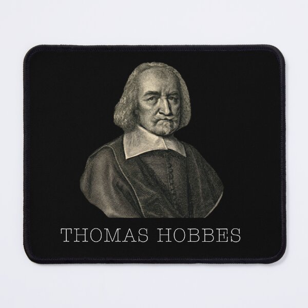 Item preview, Thomas Hobbes and black and white portrait for philosophy lovers designed and sold by CachoGlorious.