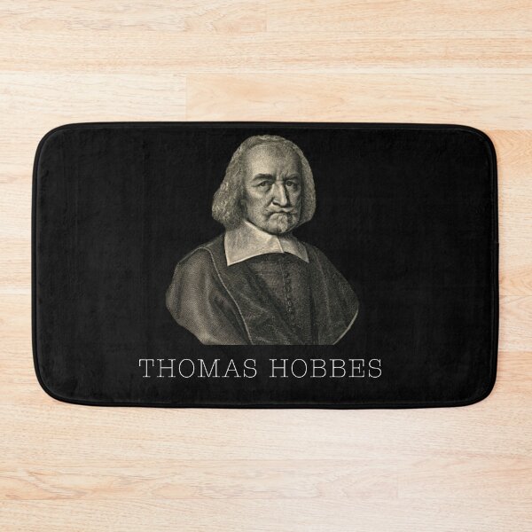 Item preview, Thomas Hobbes and black and white portrait for philosophy lovers designed and sold by CachoGlorious.
