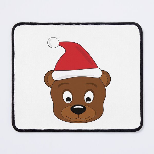 Item preview, Sweet Christmas Bear with red Santa's Hat designed and sold by CCreationStore.