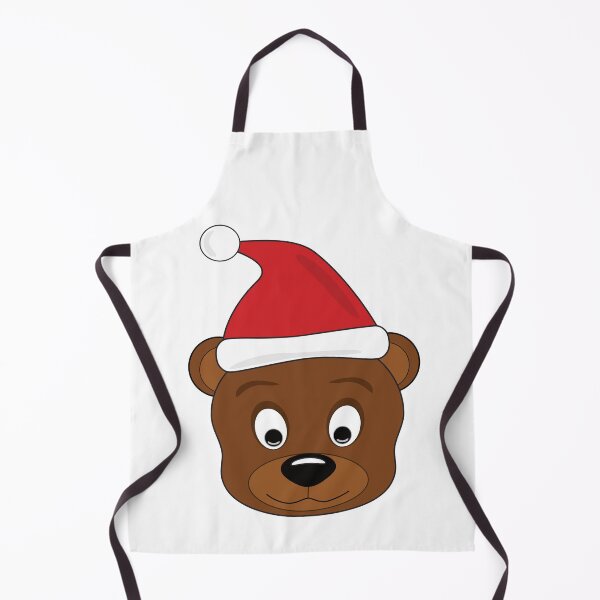 Item preview, Sweet Christmas Bear with red Santa's Hat designed and sold by CCreationStore.