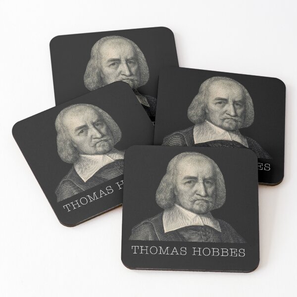 Item preview, Thomas Hobbes and black and white portrait for philosophy lovers designed and sold by CachoGlorious.