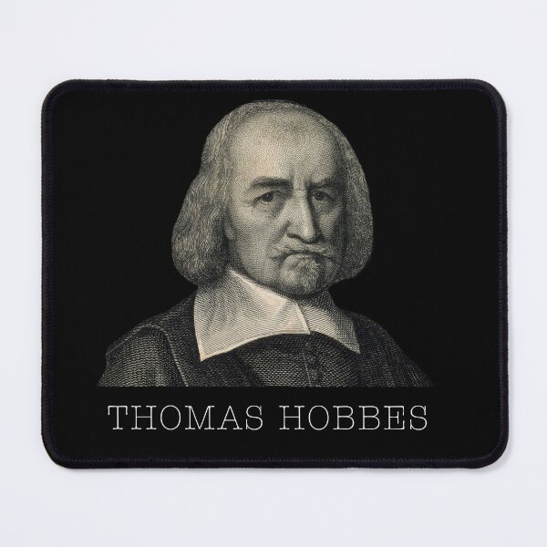 Item preview, Thomas Hobbes and black and white portrait for philosophy lovers designed and sold by CachoGlorious.