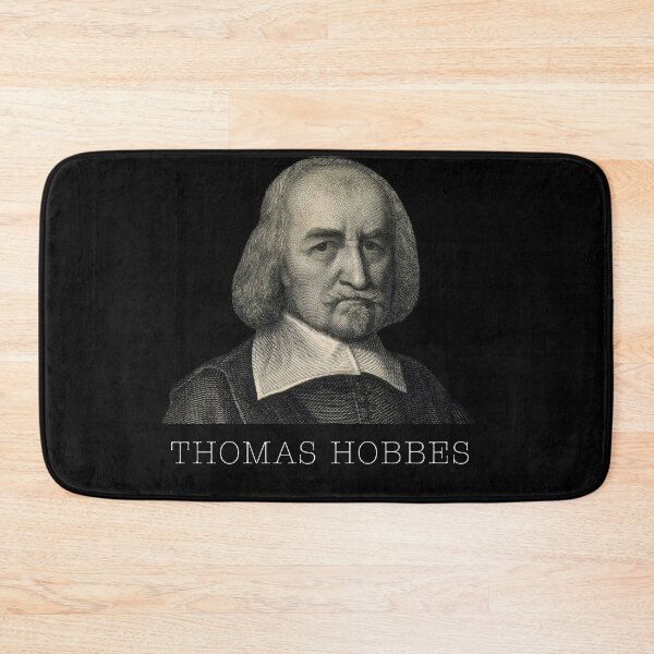 Item preview, Thomas Hobbes and black and white portrait for philosophy lovers designed and sold by CachoGlorious.