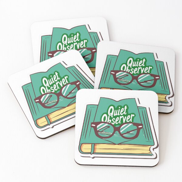 Item preview, Quiet Observer - Comic Style Glasses and Book Design designed and sold by NiftyWrx.