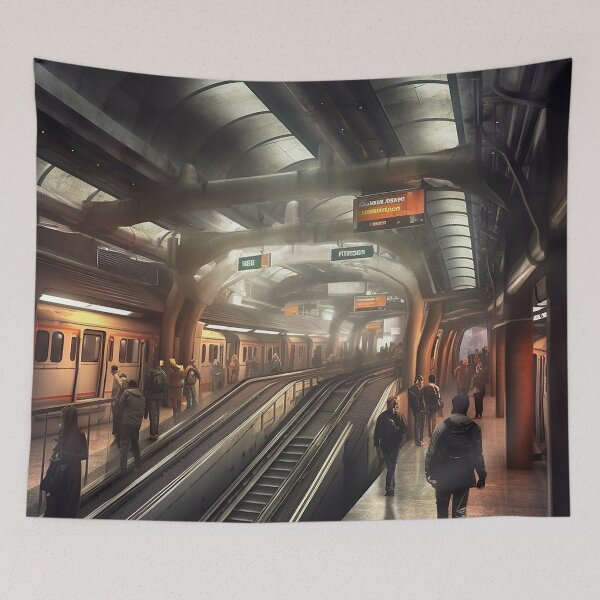 Artikelvorschau, U-Bahnstation entworfen und verkauft von DigitizedArt.