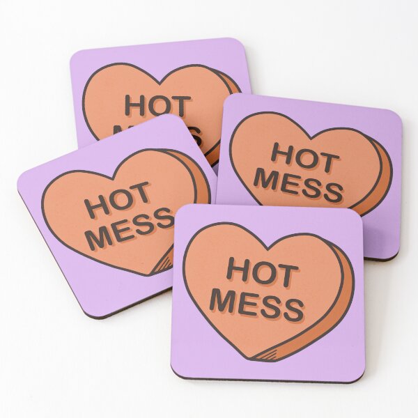 Item preview, Hot Mess Candy Heart  designed and sold by BlackHeartsArt.