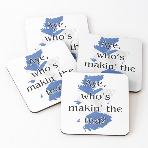 Item preview, Aye, Who's Makin' The Tea? designed and sold by FaelynDesigns.