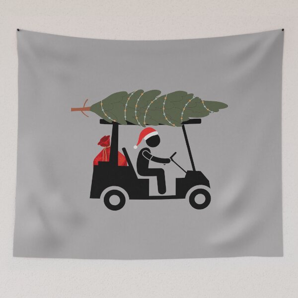 Item preview, Golf Cart Christmas designed and sold by SimpleSteve.