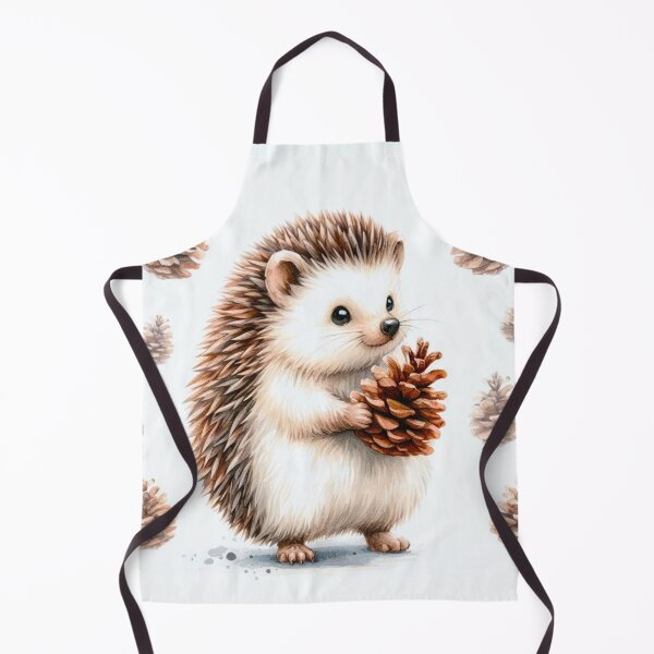 Item preview, Hedgehog and pine cone. designed and sold by growing-mom.