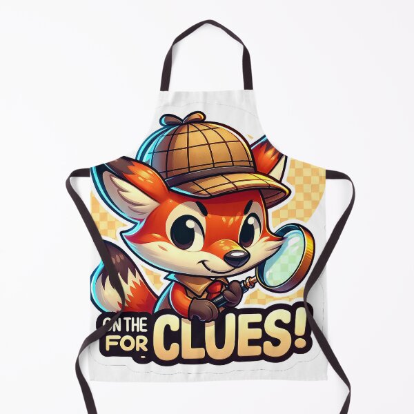 Item preview, Clever Fox Detective Sticker - On the Prowl for Clues! designed and sold by The-Library.
