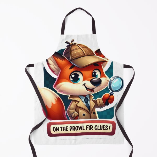 Item preview, Clever Fox Detective Sticker - On the Prowl for Clues! designed and sold by The-Library.