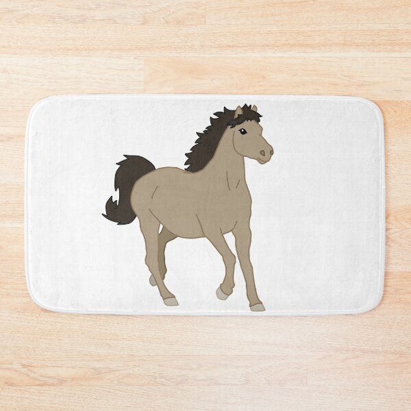 Item preview, COLOR-LINE Trotting Buckskin Pony designed and sold by Abby Art Studio.
