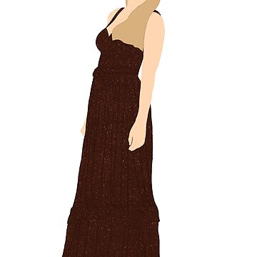 evermore brown dress Omnes Womens Chocolate Taylor Open-Back Chiffon Midi Dress 14 main image 0