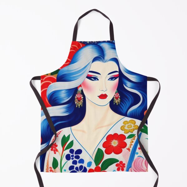 Item preview, Asian inspired floral fashion print  designed and sold by Roxburylane.