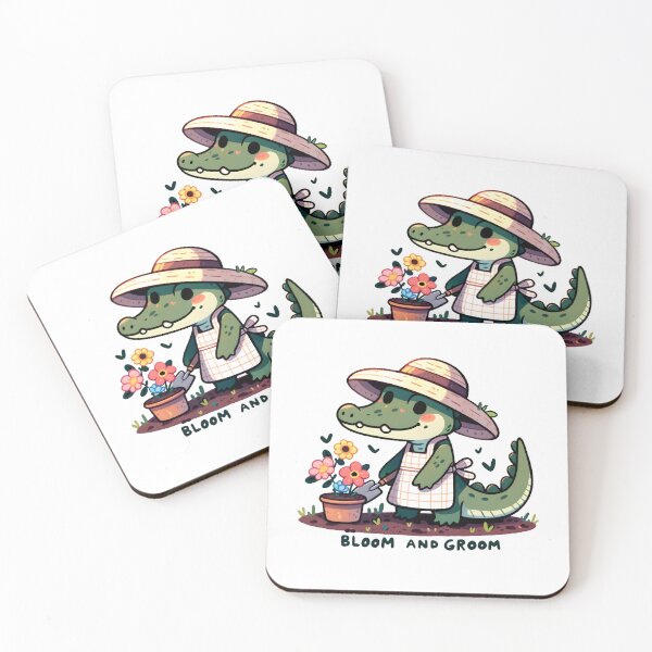 Item preview, Gardening Alligator Bloom and Groom  designed and sold by UmbrellaStudio1.