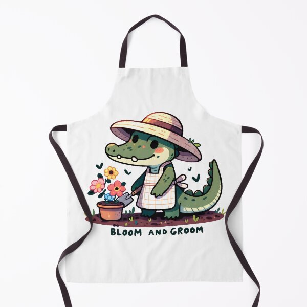 Item preview, Gardening Alligator Bloom and Groom designed and sold by UmbrellaStudio1.