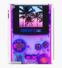 game boy color vaporwave retrowave videogame retrogame iPad Case/Skin