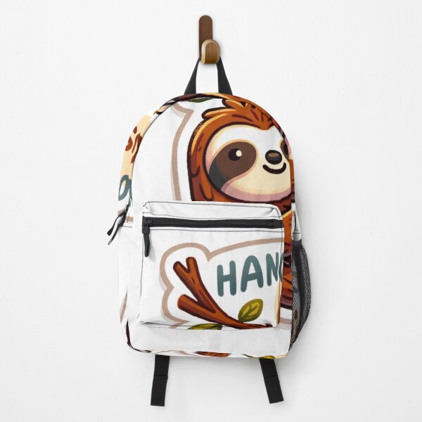 Artikelvorschau, Peaceful Sloth Sticker - Hanging Out, No Rush! entworfen und verkauft von The-Library.