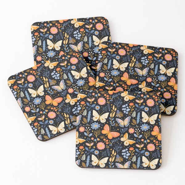 Item preview, Stylistic Butterfly Pattern Tile designed and sold by draegenDesign.