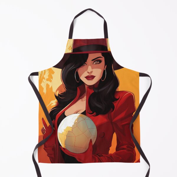 Item preview, Carmen Sandiego in Red - Vintage '90s Cartoon & Video Game Inspired Art designed and sold by ThatsTheStyle.