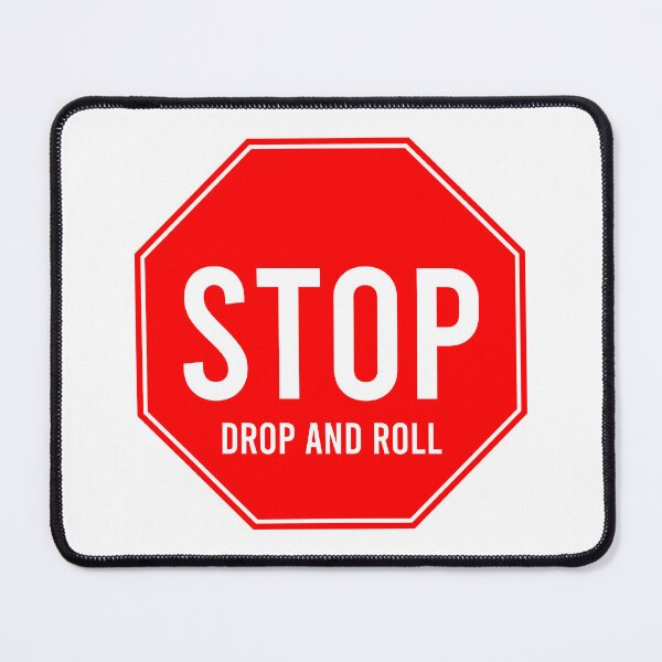 Item preview, Stop, drop and roll - Red Stop Sign designed and sold by wonderxwander.