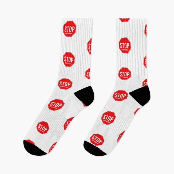 Item preview, Stop, drop and roll - Red Stop Sign designed and sold by wonderxwander.