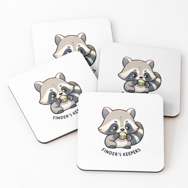 Item preview, Raccoon Treasure Finder's Keepers designed and sold by UmbrellaStudio1.