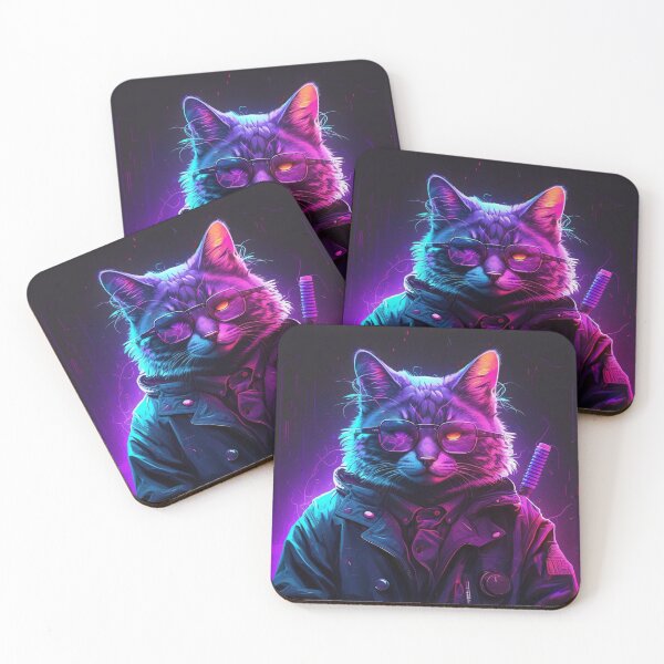 Item preview, Cyberpunk Cat designed and sold by epicdolphinz.