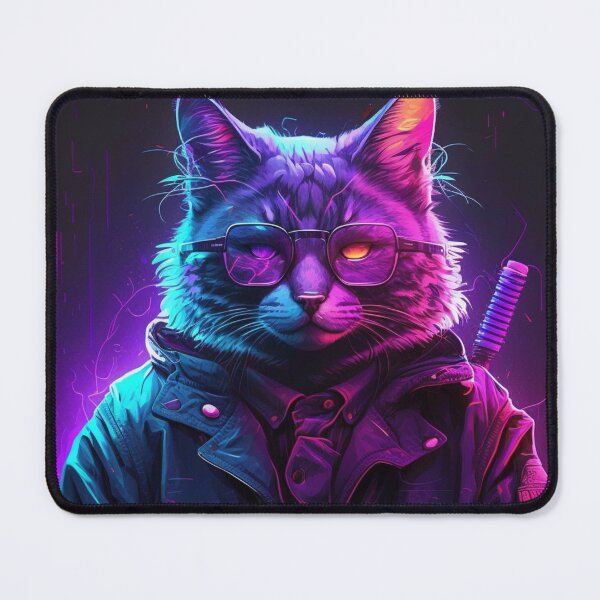 Item preview, Cyberpunk Cat designed and sold by epicdolphinz.