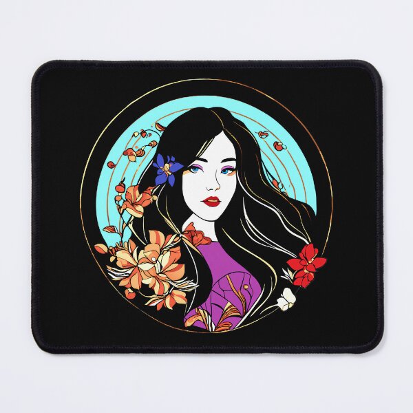 Item preview, Round color illustration of a beauty designed and sold by AD-Digital-Art.