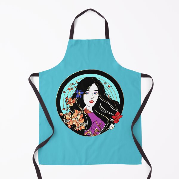Item preview, Round color illustration of a beauty designed and sold by AD-Digital-Art.