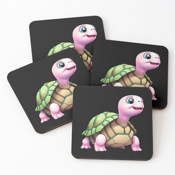 Item preview, Pink Smiling Turtle designed and sold by Aquillashop.