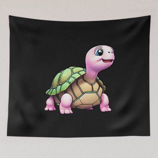 Item preview, Pink Smiling Turtle designed and sold by Aquillashop.