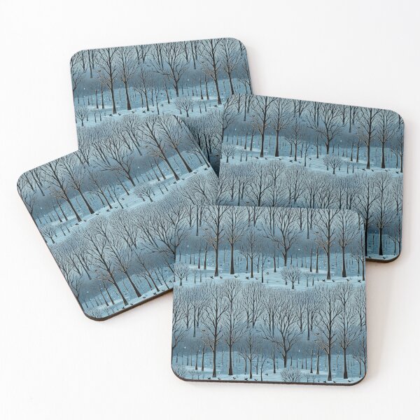 Item preview, birds in winter trees designed and sold by darkartsflowers.