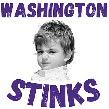 Artwork thumbnail, Washington Stinks, Rivalry by RiffRaffGraffix