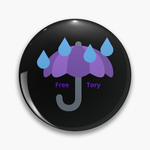 Item preview, Free Tory Purple Umbrella designed and sold by KATKattalestv.