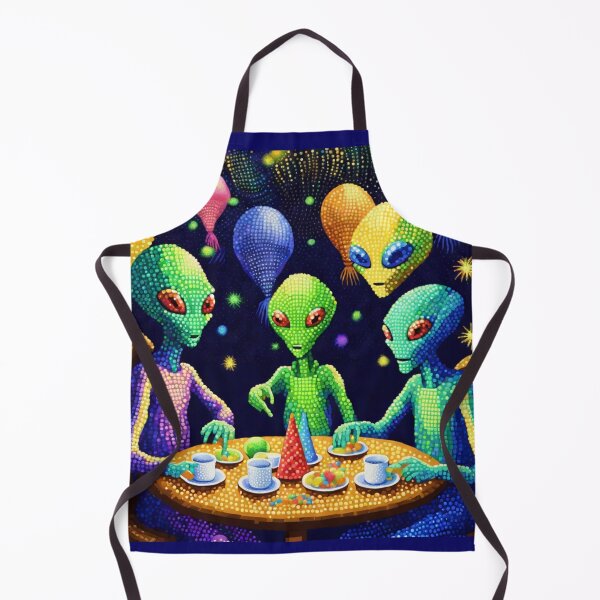 Item preview, Space children eating dinner. designed and sold by Zofia Sosnecka.