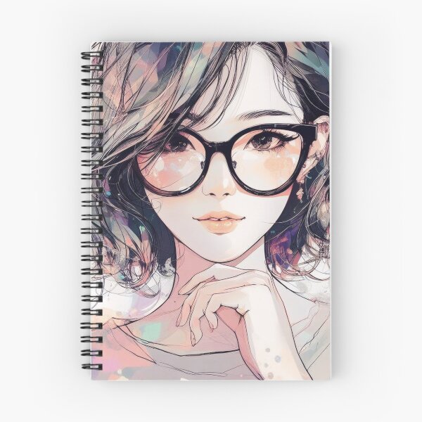 Item preview, A girl with glasses. designed and sold by growing-mom.