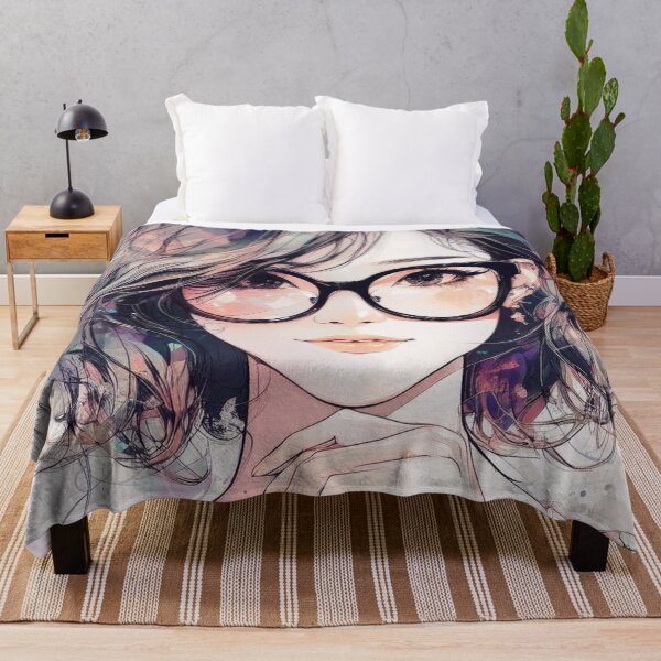 Item preview, A girl with glasses. designed and sold by growing-mom.