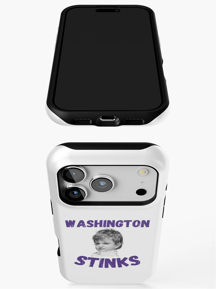 Thumbnail 3 of 4, iPhone Case, Washington Stinks, Rivalry designed and sold by RiffRaffGraffix.