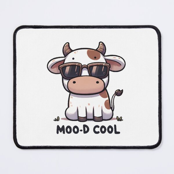 Item preview, Cool Cow with Sunglasses Moo-d designed and sold by UmbrellaStudio1.