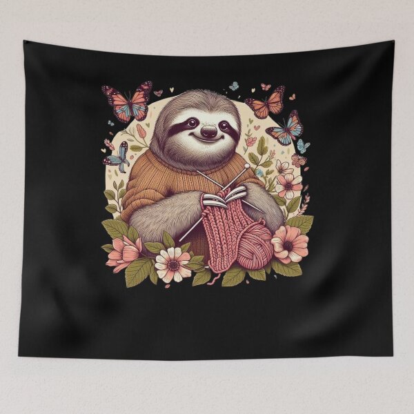 Item preview, The Knitting Sloth designed and sold by Jaro90.
