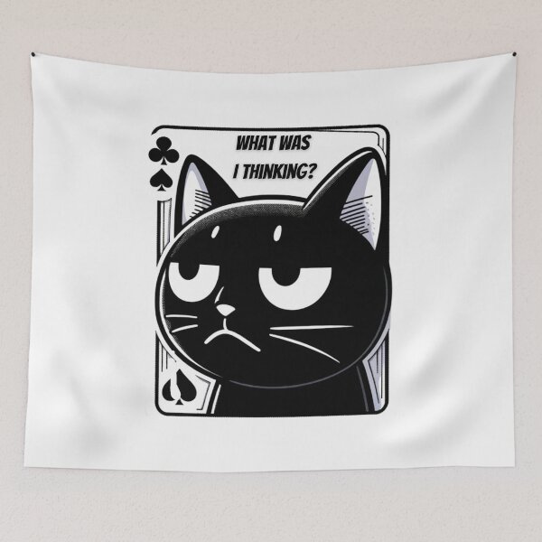 Item preview, Cat zoning out - Absent Sticker  designed and sold by InfinityImprint.