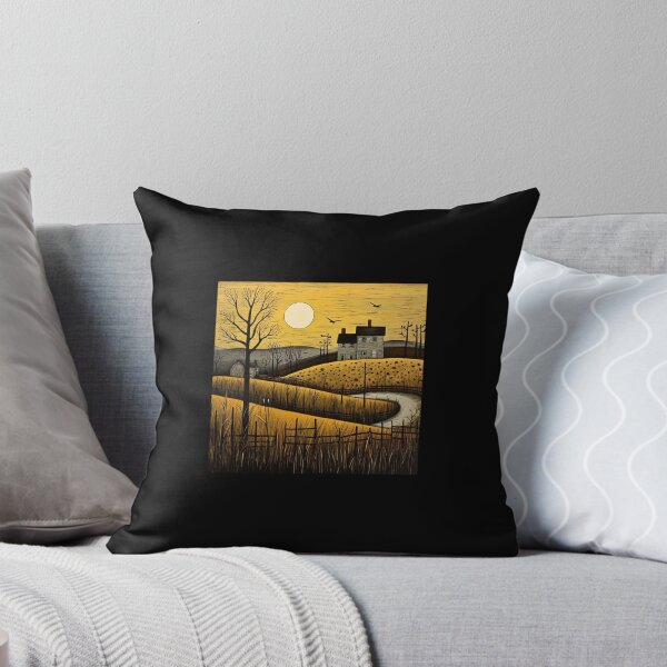Item preview, country house at sunset sticker #5 designed and sold by darkartsflowers.