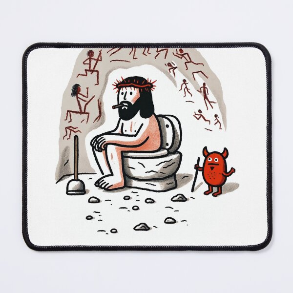 Item preview, The Constipation of Christ (Cave Art) designed and sold by Synth-Art.