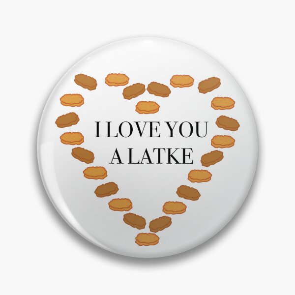 Item preview, Hanukkkah Series: I Love You a Latke designed and sold by Jgeivett.